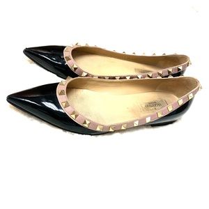 Valentino Rockstud Ballet Flats